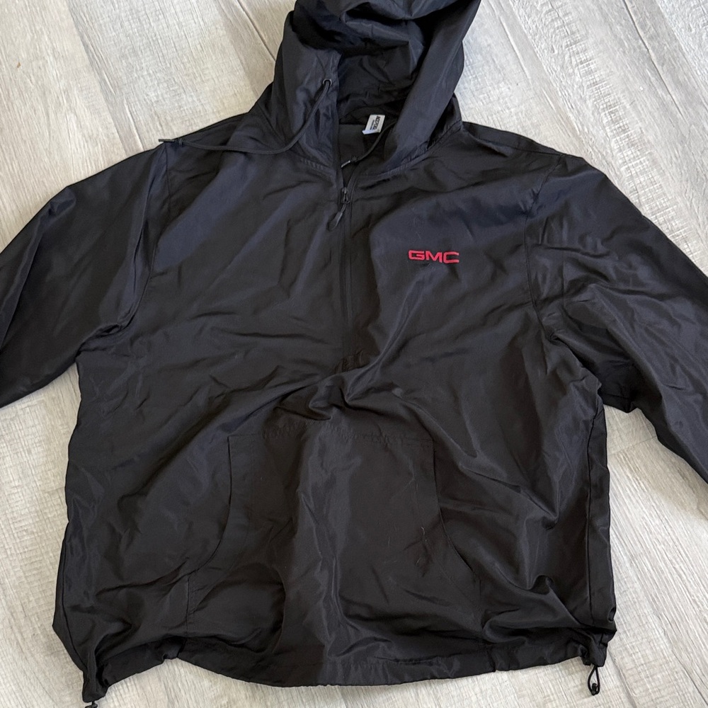 Black GMC Windbreaker Jacket for Men